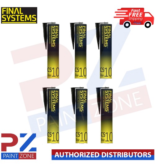 6x CS10B Final Systems Perfections Refinished PU Adhesive Sealant 300ml